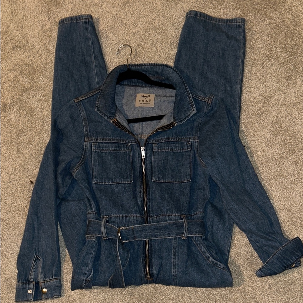 Denim&Co Blue Women's Jeans Overalls